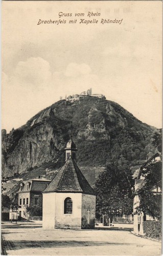 Cpa drachenfels kapelle - ak,