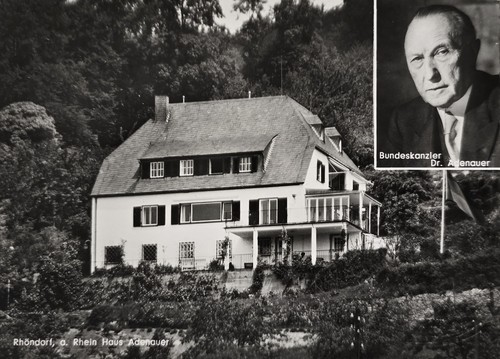 Rhöndorf adenauer haus - ak,