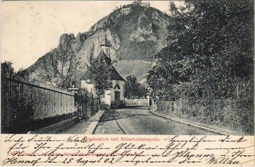 Cpa drachenfels kapelle - ak,