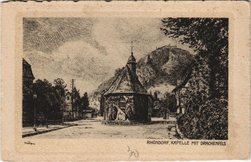 Cpa rhondorf kapelle mit - rhondorf,